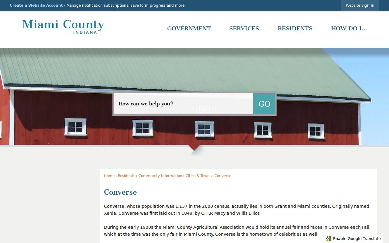 Converse court records local history and civic context